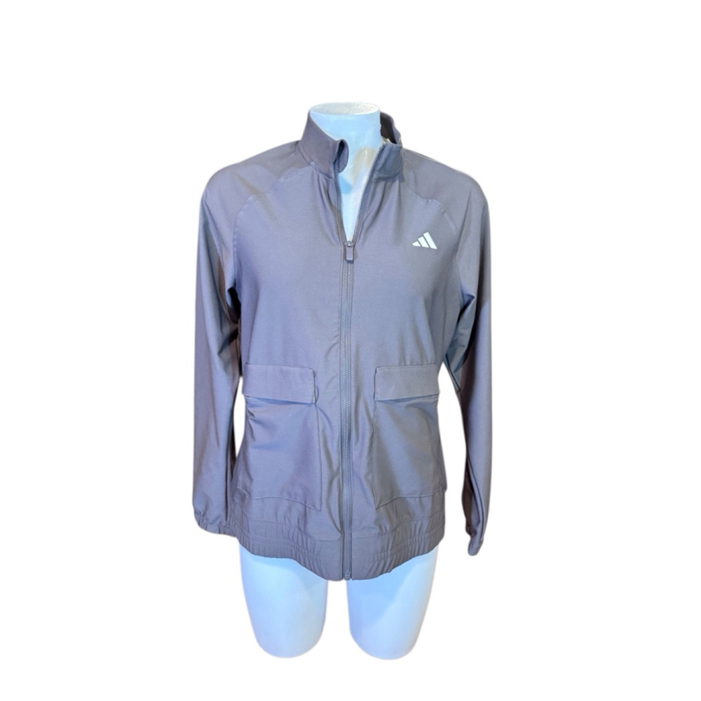 Women's Adidas Golf Jacket Size M Charcoal